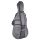 CT-844 Boston  cello bag 4/4, high-tech nylon with diamond structure