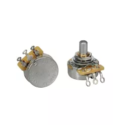   CTS250-A57 CTS USA  potentiometer, short .250" bushing for pg mount, 3/8" diam. dished back, 250K audio solid shaft