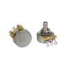 CTS250-A57 CTS USA  potentiometer, short .250" bushing for pg mount, 3/8" diam. dished back, 250K audio solid shaft