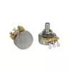 CTS250-A57 CTS USA  potentiometer, short .250" bushing for pg mount, 3/8" diam. dished back, 250K audio solid shaft