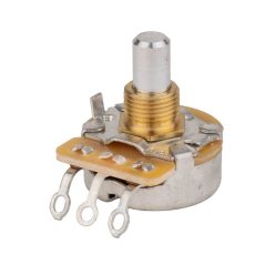   CTS250-A77 CTS USA  potentiometer, short .250" bushing for pg mount, 3/8" diam. dished back, 250K vint. taper solid sha