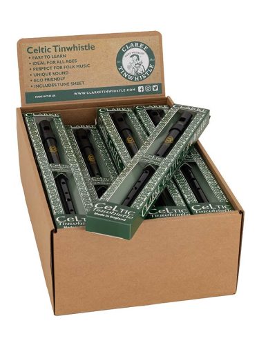 Clarke CTW/CWD20 Keltische D Tinwhistle – 20er-Set, Traditionelles Keltisches Design