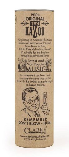 CTW/MKCSD20 Clarke  silver coated metal kazoo - 20 pcs with display