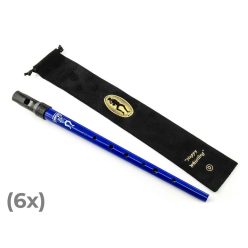   CTW/SBDP6 Clarke  Sweetone D tinwhistle with pouch - 6 pcs blue