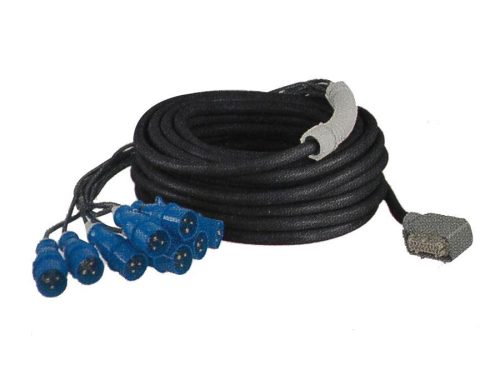 CV-08-1 Proel  lightingcable, black, 1 meter, 19 x 2,5mm, 1 x cn-16-ppv and 8 x sdc-852