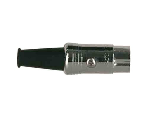 D-140 Boston  din plug, male, 5-polig, 45 gr., metal nickel