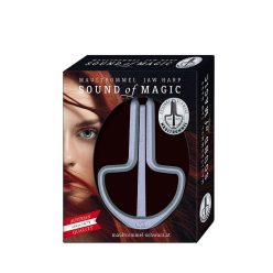   D-21-SOM Schwarz  mouth harp, size 12/81mm, silver, tuned in D, incl. giftbox and playing instruction