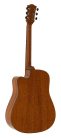 D-240-C Richwood All Solid Master Series custom shop dreadnought, glossy spruce & mahogany, cutaway, gigbag