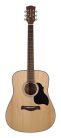 D-240 Richwood All Solid Master Series custom shop dreadnought, glossy spruce & mahogany, gigbag