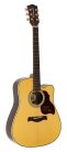 D-265-CVA Richwood All Solid Master Series custom shop dreadnought, spruce & rosewood, cutaway, vintage aged finish, gigbag