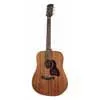 Richwood D-50 Master Series handgefertigte Dreadnought – massive Mahagoni-Decke, Mahagoni-Korpus, Satin Open-Pore Finish, Knochensattel & Stegeinlage, Derjung Deluxe Mechaniken