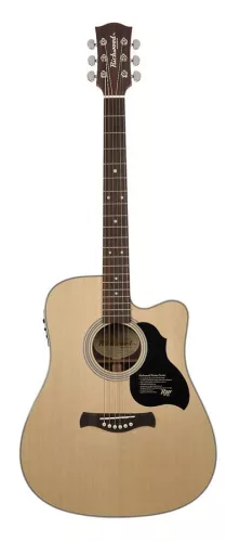 D-60-CE Richwood Master Series handmade dreadnought guitar, solid spruce & rosewood, gloss finish, cutaway, Fishman Presys+