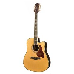   D-70-CEVA Richwood Master Series handmade dreadnought guitar, solid spruce & rosewood, real abalone, vintage aged, Fishman Presys+