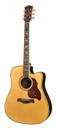 D-70-CEVA Richwood Master Series handmade dreadnought guitar, solid spruce & rosewood, real abalone, vintage aged, Fishman Presys+