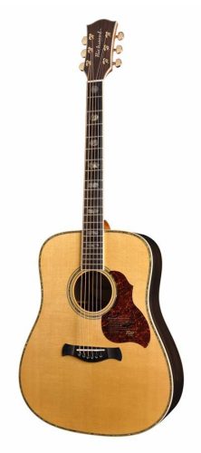 D-70-VA Richwood Master Series handmade dreadnought guitar, solid spruce & rosewood, ebony fb, real abalone, vintage aged