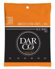 D510 Darco  string set acoustic 80/20 bronze, extra light 010