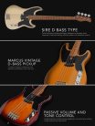 D5 A4/BB Sire Basses D5 Series Marcus Miller alder 4-string passive bass guitar butterscotch blonde