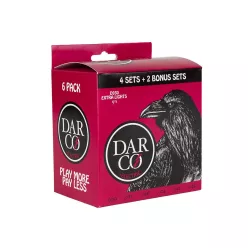   D930PK6 Darco  4+2 string set value pack electric, nickel wound, extra light, 009-0115-016-024-032-042