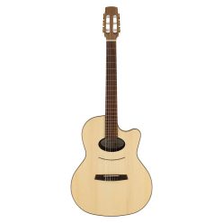   DAIMEN Kremona Performer Series classic guitar solid spruce and walnut, 14 fret, gloss finish - with LR Baggs EAS