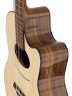 DAIMEN Kremona Performer Series classic guitar solid spruce and walnut, 14 fret, gloss finish - with LR Baggs EAS