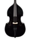 DB-134-BK Leonardo Elementary series double bass 3/4, laminated, glossy black, blackened hardwood fingerboard, bag and bow