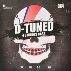   DB-4 Galli D-Tuned string set electric bass, drop tuning, nickel roundwound, 050-070-085-110