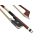 DBF10 Dörfler Nickel Silver Collection double bass bow, 3/4, French style, brazil wood, octagonal