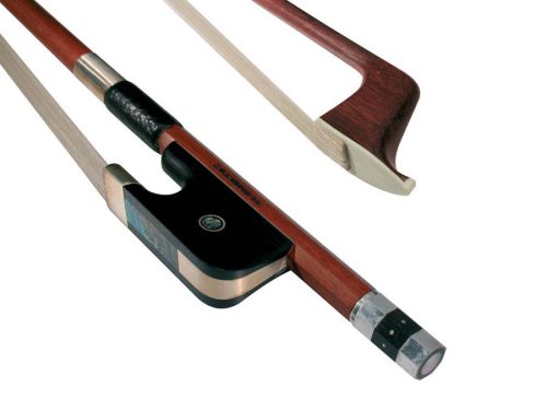 DBF21 Dörfler "W.E. Dörfler" Master Series double bass bow, 3/4, silver mounted, French style, pernambuco, round