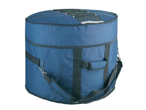 DBL-18-B Boston  deluxe bass drum gig bag, black-blue, 15 mm. padded hardfoam, 18"