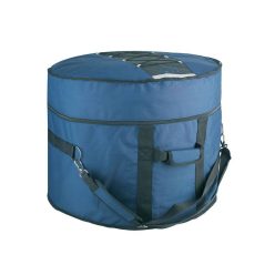   DBL-20-B Boston  deluxe bass drum gig bag, black-blue, 15 mm. padded hardfoam, 20"