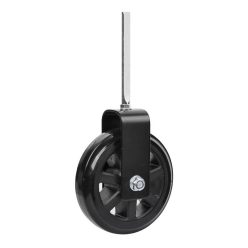   DBW-10125 Boston  solid rubber double bass wheel, double ball bearing, with two mounting rods: 10 and 12,5mm diameter