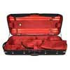 DC-160-BR Leonardo  double case, for 2 violins, wood, 2 straps, black, red