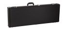 DGC-ST-BK Boston California Series electric guitar case black tolex + black leatheroid, nickel hardware, crushed green velvet interior