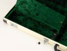 DGC-ST-CR Boston California Series electric guitar case blonde tolex + black leatheroid, nickel hardware, crushed green velvet interio