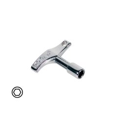   DK-6 Hayman  drum key, T-model drum key for hexagonal tension rods, 6.6mm