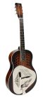 DLT12/DSB Royall Tri Cone 12 fret resonator DELTA, wooden body dark sunburst finish, with softcase