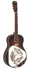 DLT12SC/DSB Royall Tri Cone 12 fret resonator DELTA SC, wooden body dark sunburst finish, Lipstick SC PU, with softcase