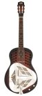 DLT12SC/DSB Royall Tri Cone 12 fret resonator DELTA SC, wooden body dark sunburst finish, Lipstick SC PU, with softcase