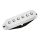 DP174W Dimarzio  single coil pickup RED VELVET ST bridge - white