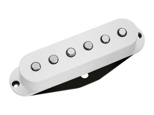 DP174W Dimarzio  single coil pickup RED VELVET ST bridge - white