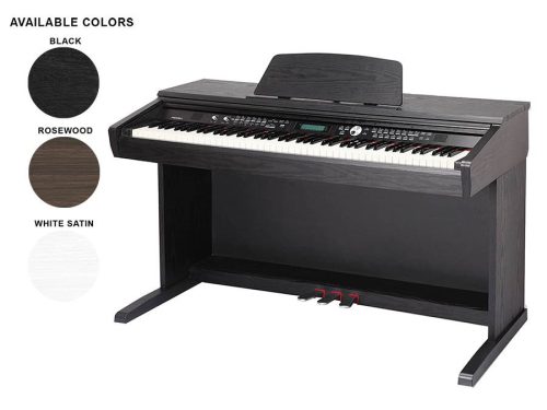 DP330RW Medeli Intermezzo Series digital home piano with accompaniment, 88 keys hammer action (K6), 2 x 20 watt - rosewood