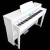 DP740KWH Medeli Forte Series digital home piano, 88 keys graded hammer action, triple sensor (K8), 2 x 65 watt - white