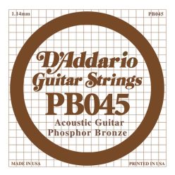   DPB-045 D'Addario Phosphor Bronze 045 string, phosphor bronze