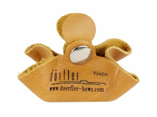 DR10300 Dörfler  rosin for violin/viola, in soft coloured leather pouch, various colours