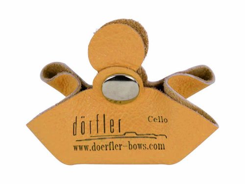 DR30300 Dörfler  rosin for cello, in soft coloured leather pouch, various colours