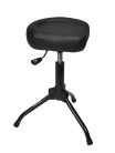 DTR-095 Hayman  drumthrone, adjustable height (pneumatic), saddle seat, all black, height: 53-63 cm.