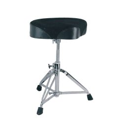   DTR-100 Hayman Pro Series drumthrone, adjustable height (spindle), double braced legs, saddle seat, height: 48-60 cm.