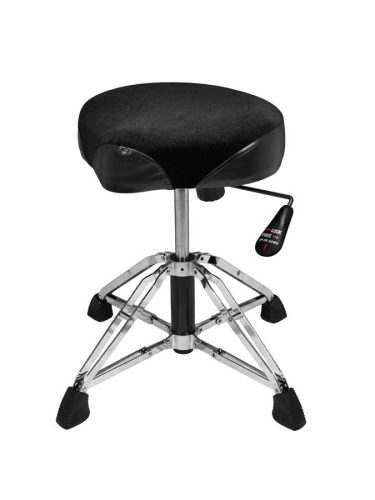 DTR-110 Hayman  drumthrone, adjustable height (pneumatic), double braced legs, saddle seat