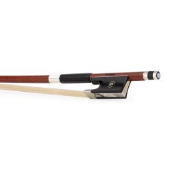   DV10-R Dörfler Nickel Silver Collection violin bow 4/4, massaranduba, parisien eye, full lined with trimmed slide, round