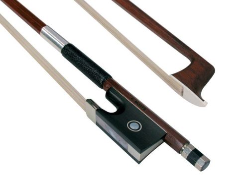 DV9 Dörfler Nickel Silver Collection violin bow 4/4, massaranduba, parisien eye, full lined, octagonal